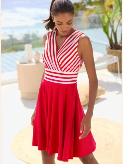 Robe d'été haut effet cache-cœur