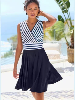 Robe d'été haut effet cache-cœur