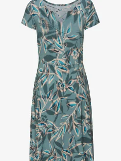 Robe d'été laçage tendance à l'encolure