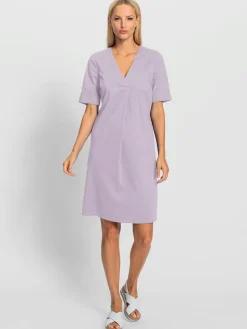 Robe d'été manches à revers fixe