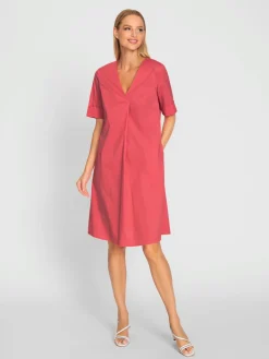 Robe d'été manches à revers fixe