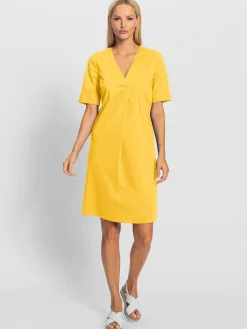 Robe d'été manches à revers fixe