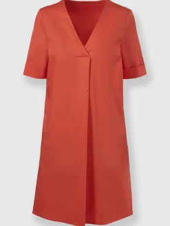 Robe d'été manches à revers fixe