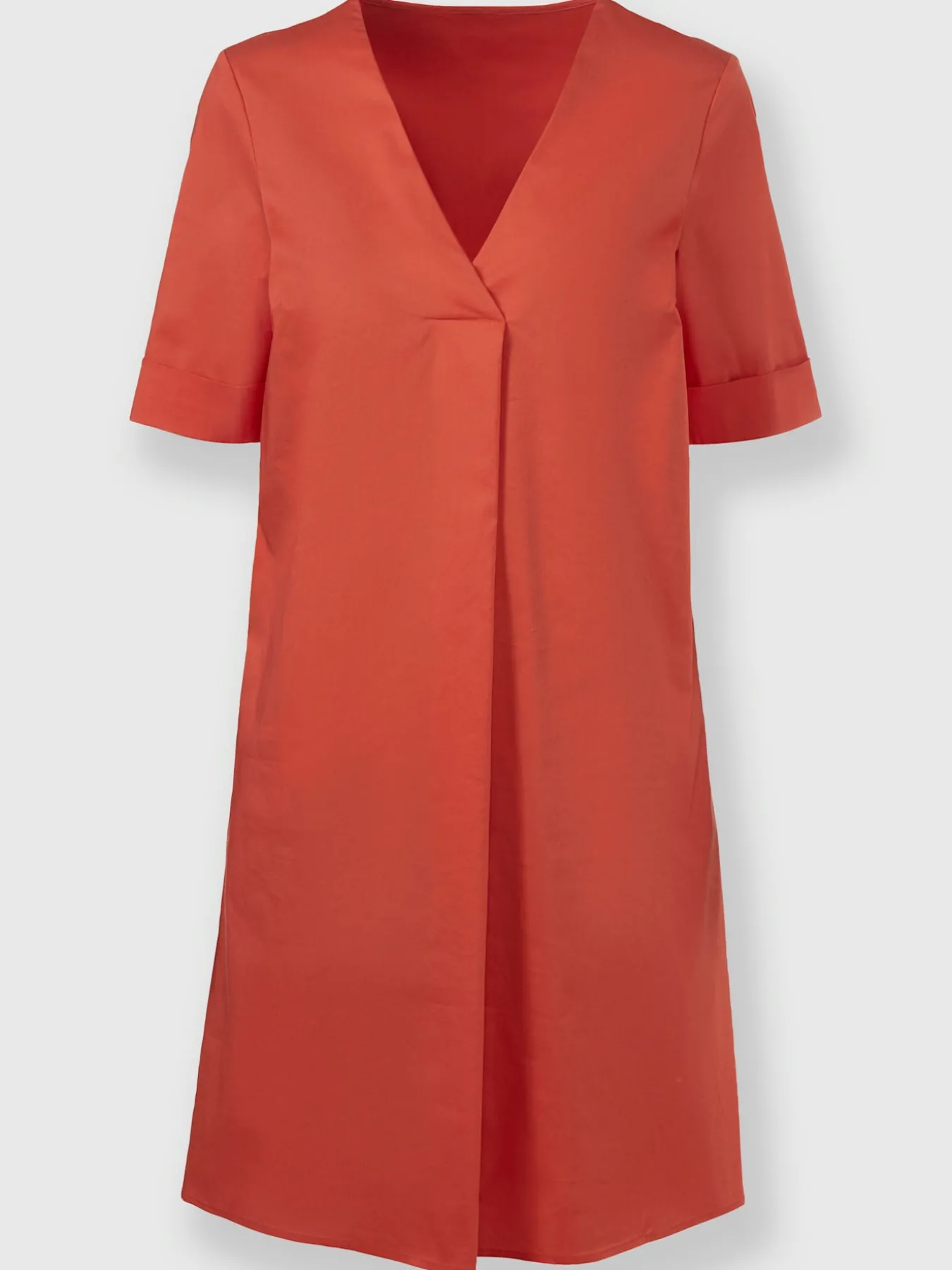 Robe d'été manches à revers fixe