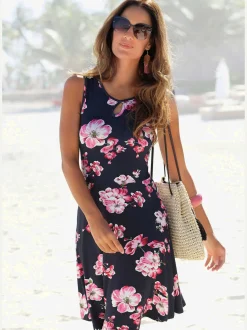 Robe d'été petite encolure goutte d'eau