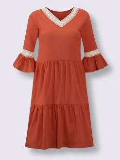 Robe d'été qualité froissée, repassage superflu