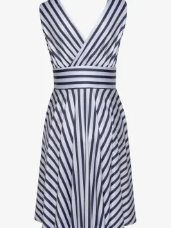 Robe d'été robe portefeuille courte à col v