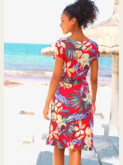 Robe d'été robe t-shirt cintrée