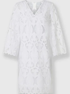 Robe en dentelle dentelle florale ajourée