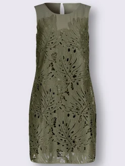 Robe en dentelle dentelle à doublure opaque