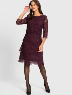Robe en dentelle dentelle élastique