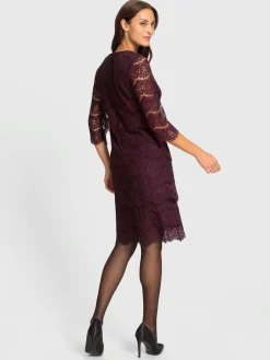 Robe en dentelle dentelle élastique