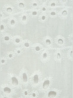 Robe en dentelle robe d'été à encolure ronde haute