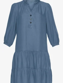 Robe en jean avec manches 3/4