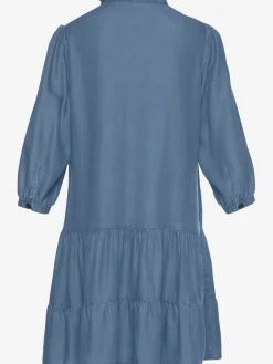 Robe en jean avec manches 3/4