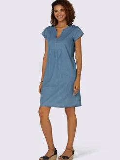 Robe en jean pur coton