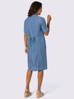 Robe en jean pur lyocell