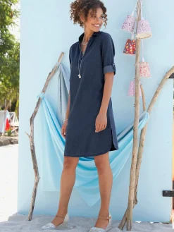 Robe en jean qualité tissée