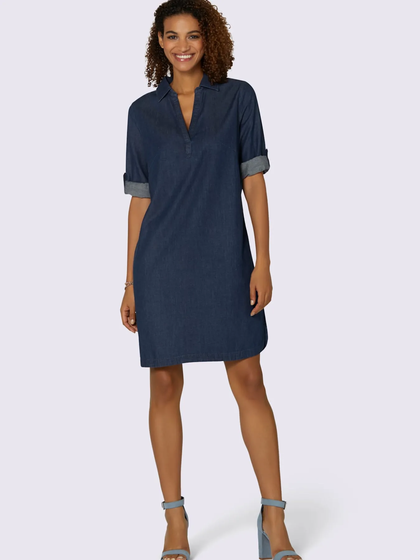 Robe en jean qualité tissée