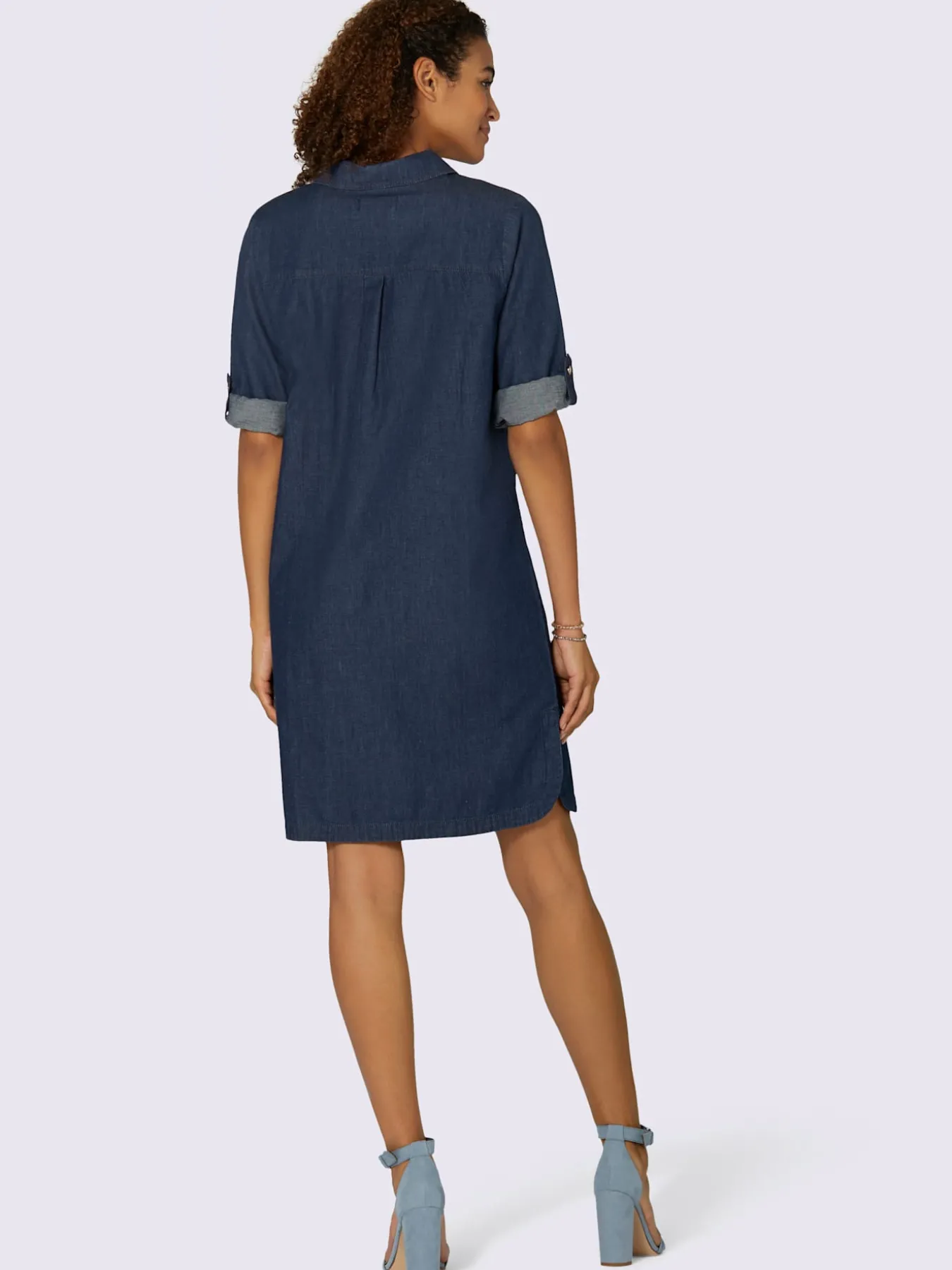 Robe en jean qualité tissée