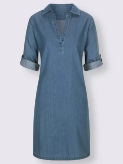 Robe en jean qualité tissée