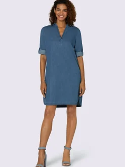 Robe en jean qualité tissée