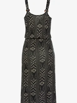 Robe en jersey anneau sur les bretelles