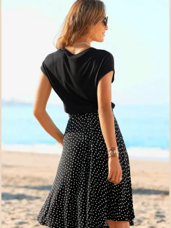 Robe en jersey aspect 2 en 1