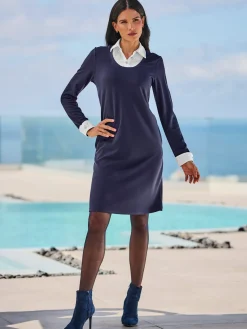 Robe en jersey aspect 2 en 1 tendance