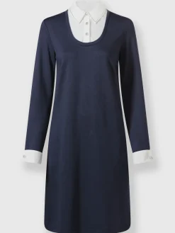 Robe en jersey aspect 2 en 1 tendance