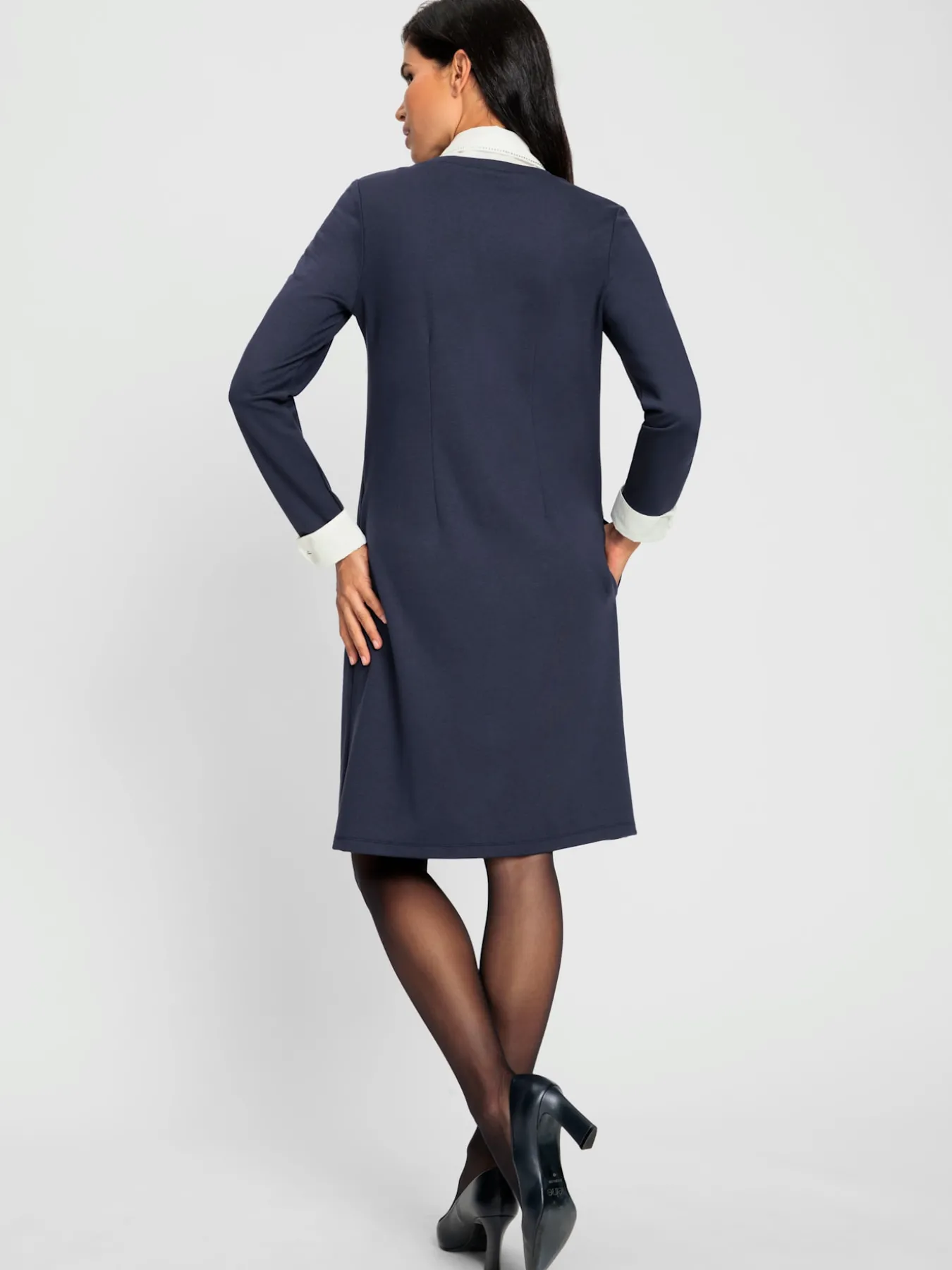 Robe en jersey aspect 2 en 1 tendance