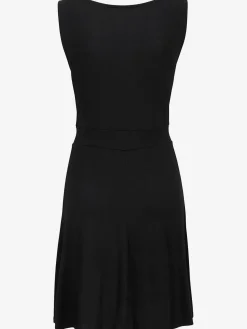 Robe en jersey avec encolure cache-cœur