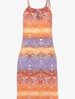 Robe en jersey bretelles tressées
