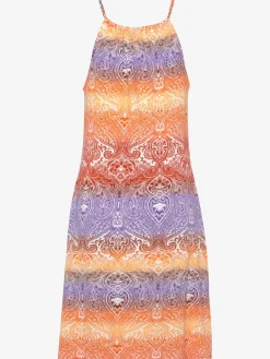 Robe en jersey bretelles tressées