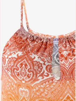 Robe en jersey bretelles tressées