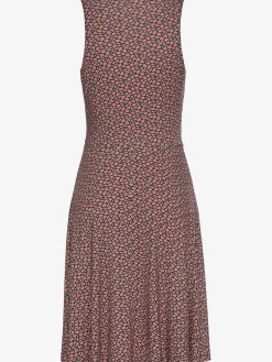 Robe en jersey col v effet cache-cœur