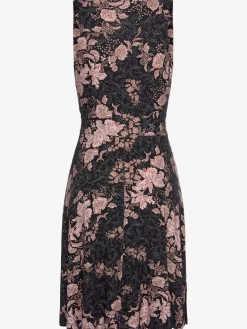 Robe en jersey col v effet cache-cœur