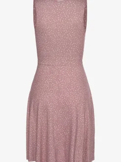 Robe en jersey col v effet cache-cœur