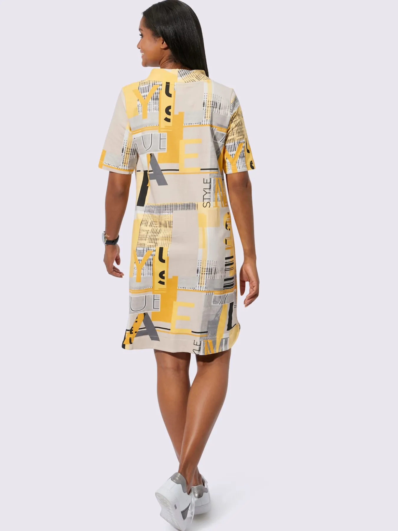 Robe en jersey coupe affinante