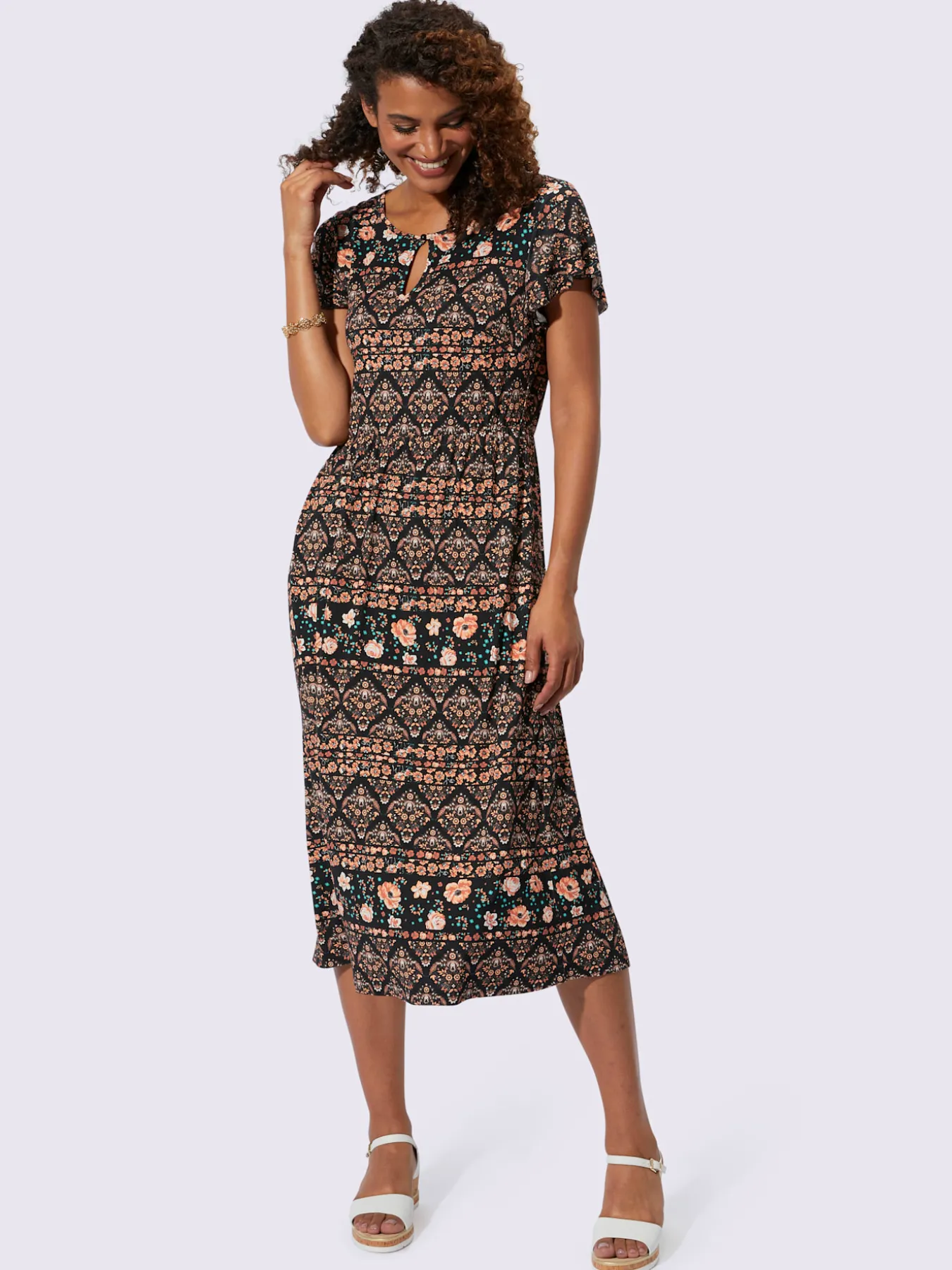 Robe en jersey coupe affinante