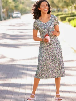 Robe en jersey coupe affinante