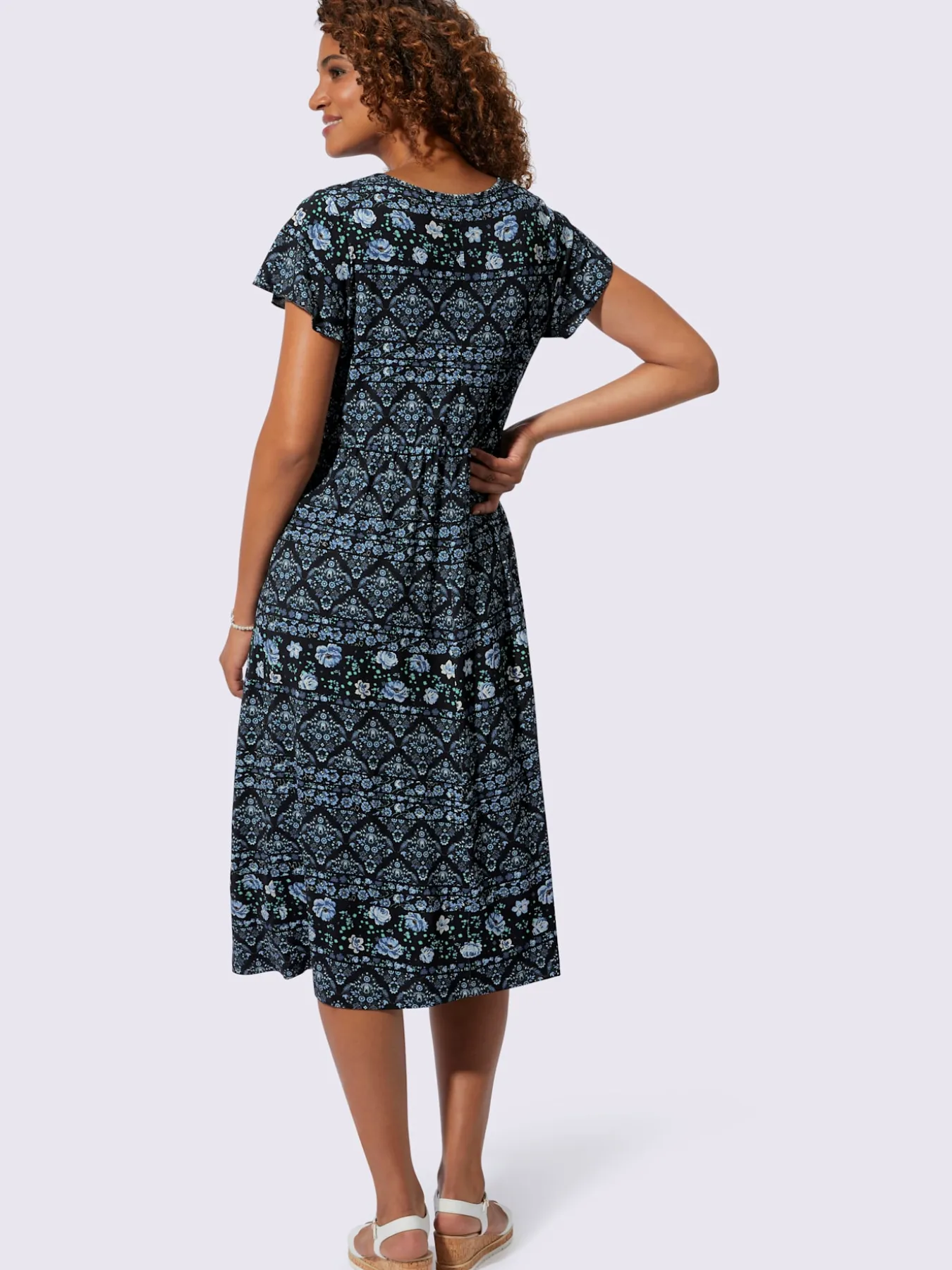Robe en jersey coupe affinante