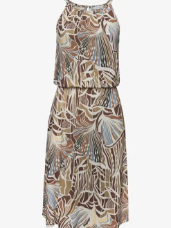 Robe en jersey encolure américaine