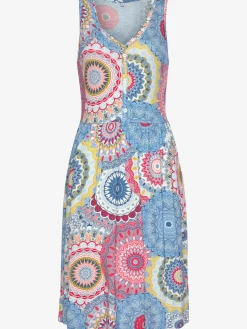 Robe en jersey encolure en v dégagée
