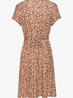 Robe en jersey encolure en v dégagée