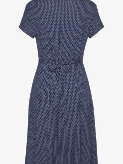 Robe en jersey encolure en v dégagée