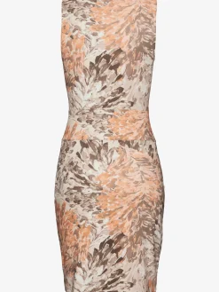 Robe en jersey encolure haute
