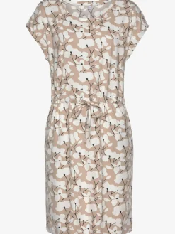 Robe en jersey encolure ronde