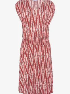 Robe en jersey encolure ronde dégagée