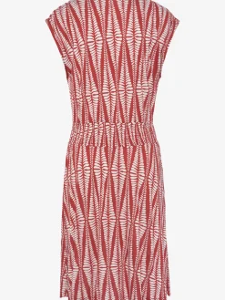 Robe en jersey encolure ronde dégagée